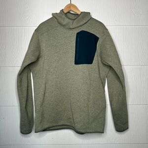 Arc'teryx Men's Olive Hoodie Pullover Size Large.